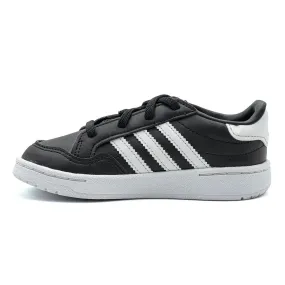 Adidas Original Team Court Sneakers Leather Black Colour For Kids