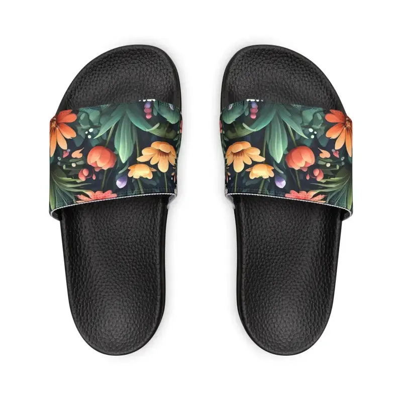 Chic Womens Pu Slide Sandals