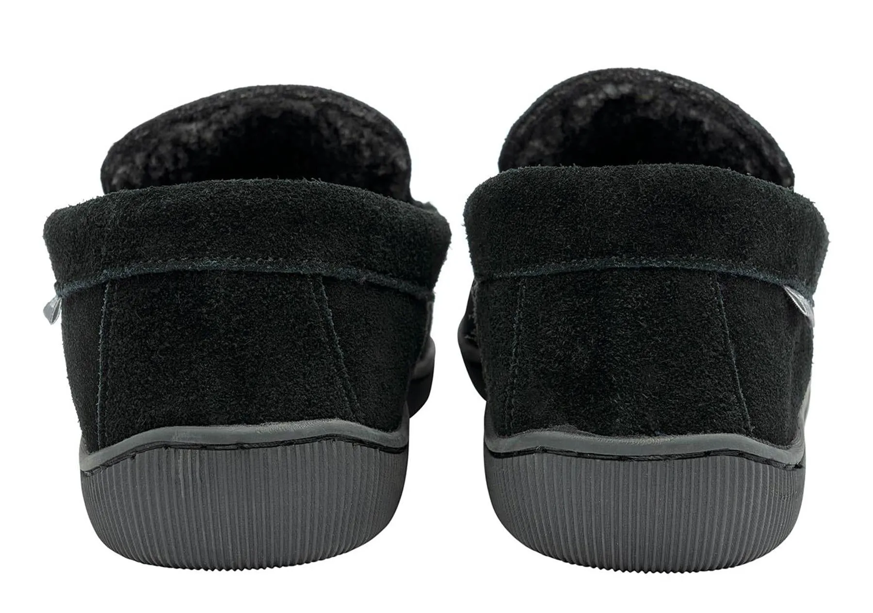 Dunlop Nathan Suede Leather Mens Memory Foam Loafer Slippers