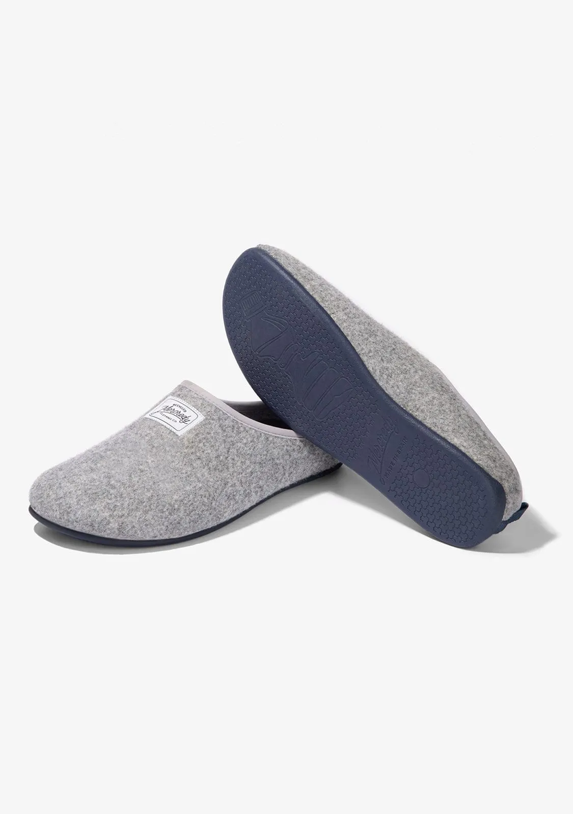 Grey Blue Ecological Home Slippers